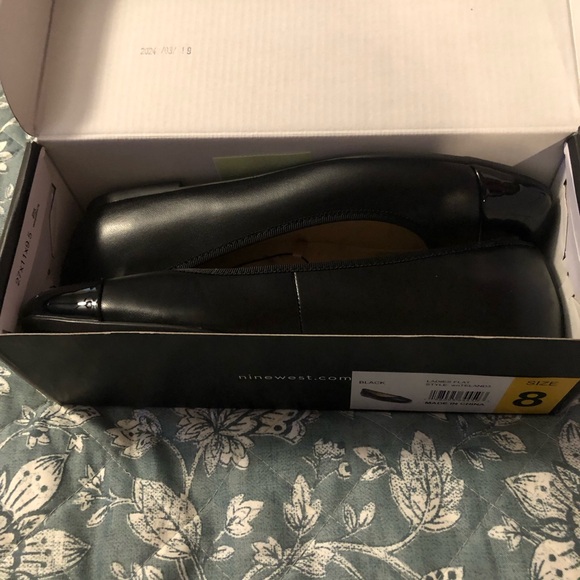 NIB Ladies Nine West TELAND3 CapToe Ballet Flats - Picture 6 of 7